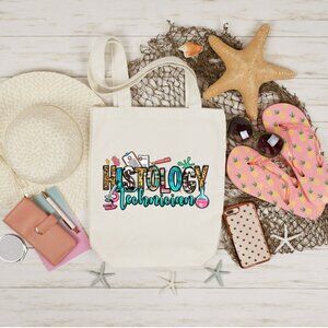 Women's Histology Health Care Heavy Canvas Cotton Tote Bag